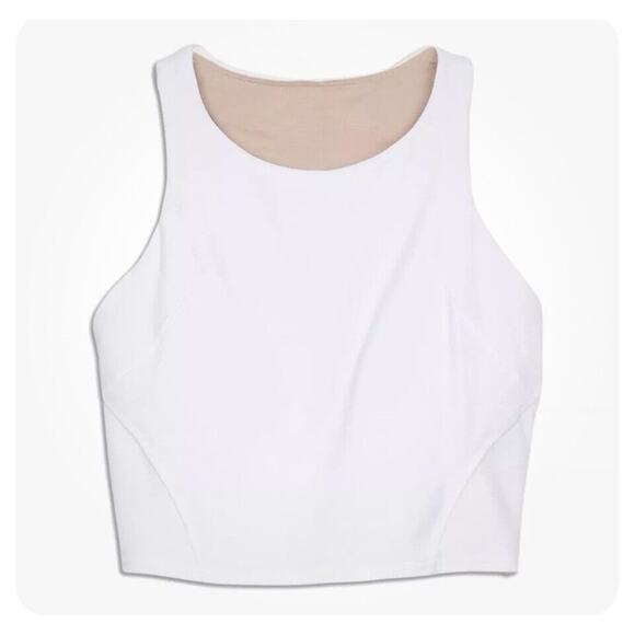 Lululemon Wunder Train Racerback Tank Top Light Support Cream Otmeal Siz… - Picture 4 of 9